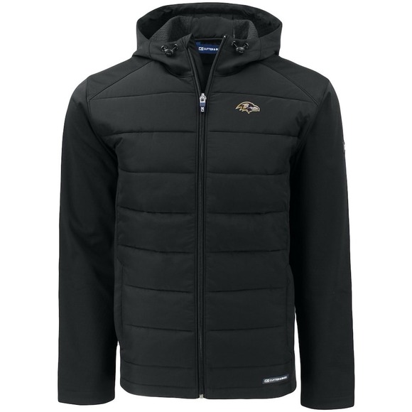 Baltimore Ravens Men's XXL Cutter & Buck Evoke PrimaLoft Hybrid Softshell Jacket